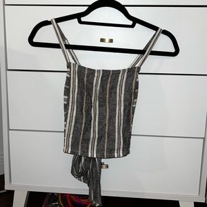 Nordstrom tie cropped top